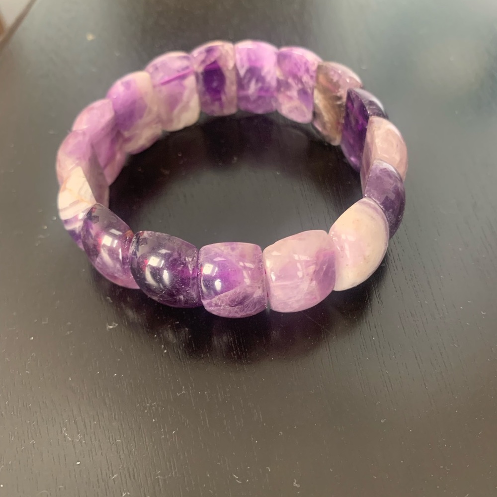 Purple Stone Costume Jewelry Bracelet
